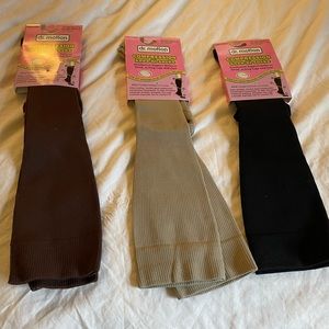 Compression socks: Dr Motion, knee hi, size 9-11 women, microfiber & super soft
